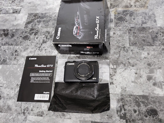 Canon G7X Mark i (1)  with 256GB  Extreme Plus SD Card + Battery And Box