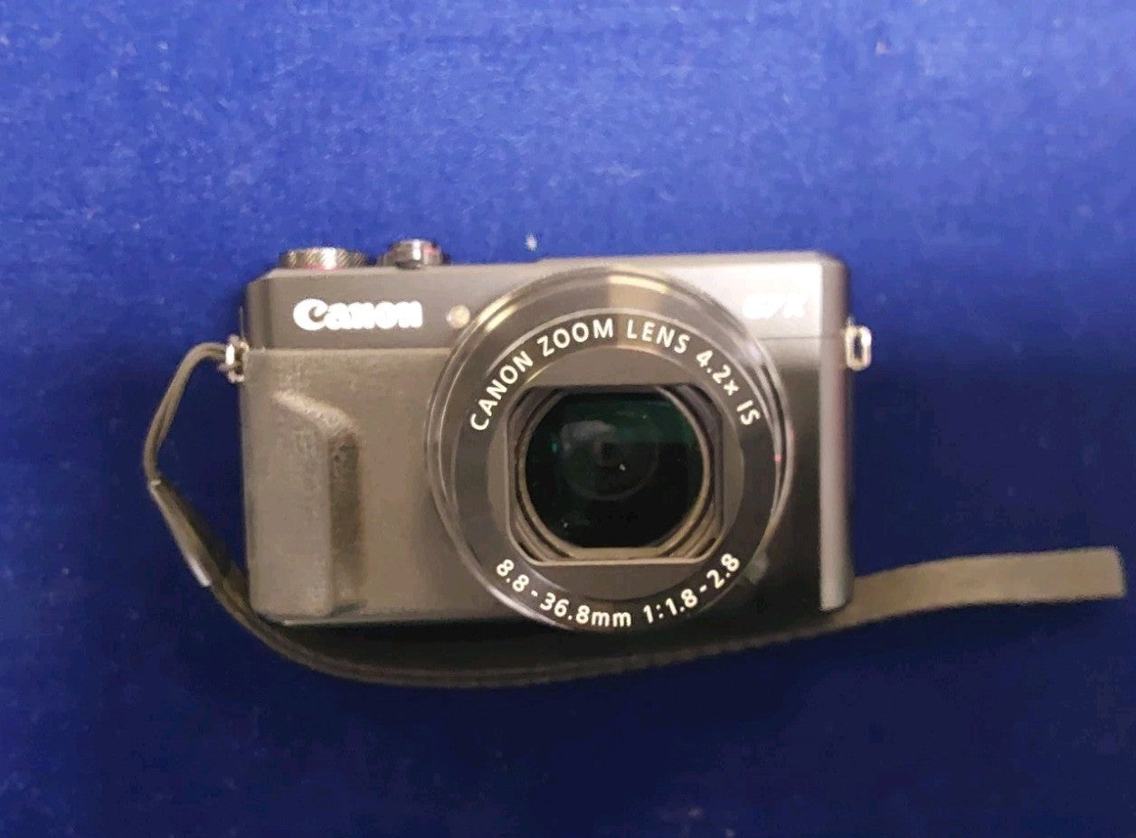 Excellent Canon PowerShot G7 X Mark II 20.1MP Compact Camera - Black w/Charger
