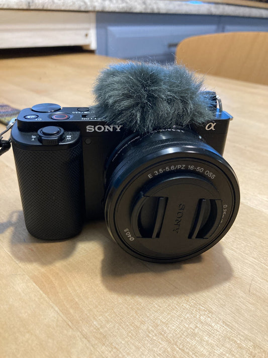Sony Alpha ZV-E10 25.0MP Interchangeable Lens Camera - Black (16-50mm Zoom Lens