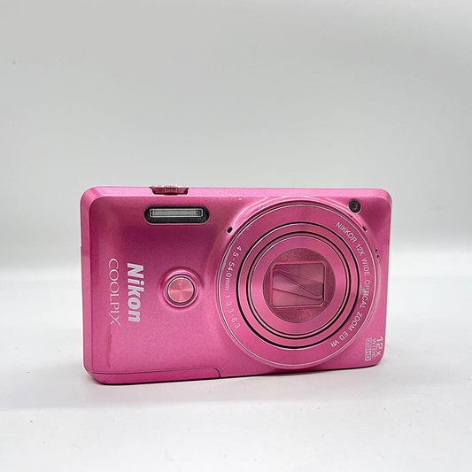 Nikon Coolpix S6900 Digital Camera Pink Compact 16MP Tested Working