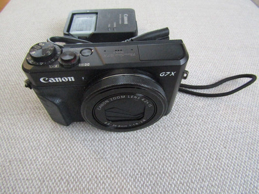 Canon PowerShot G7 X Mark II 20.1MP Compact Camera - Black