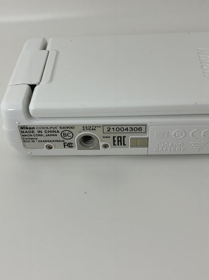 Nikon COOLPIX S6900 Digital Camera Optical Zoom TESTED WORKS SN21004306 JAPAN